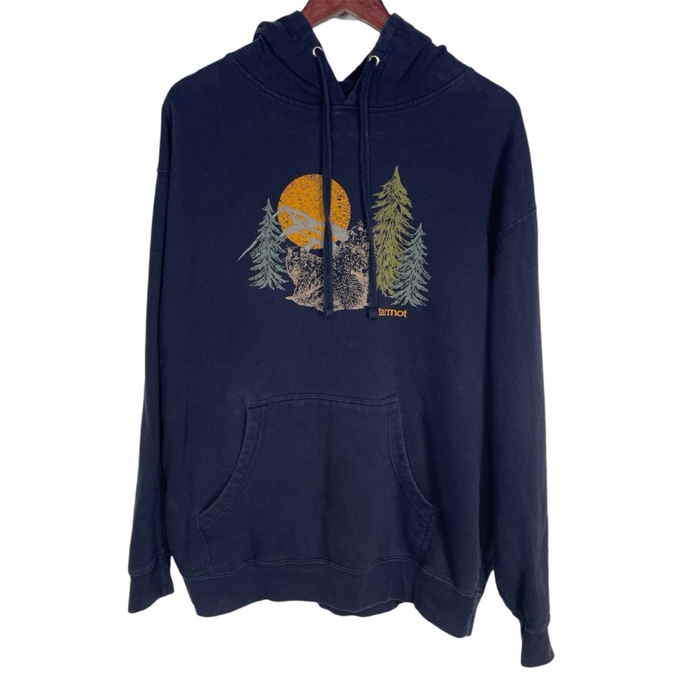 Marmot Men's Cotton Blend Nature Scene Sweatshirt Hoodie Size XL